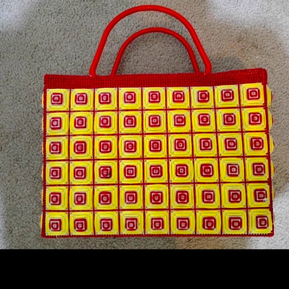 Hand woven bag